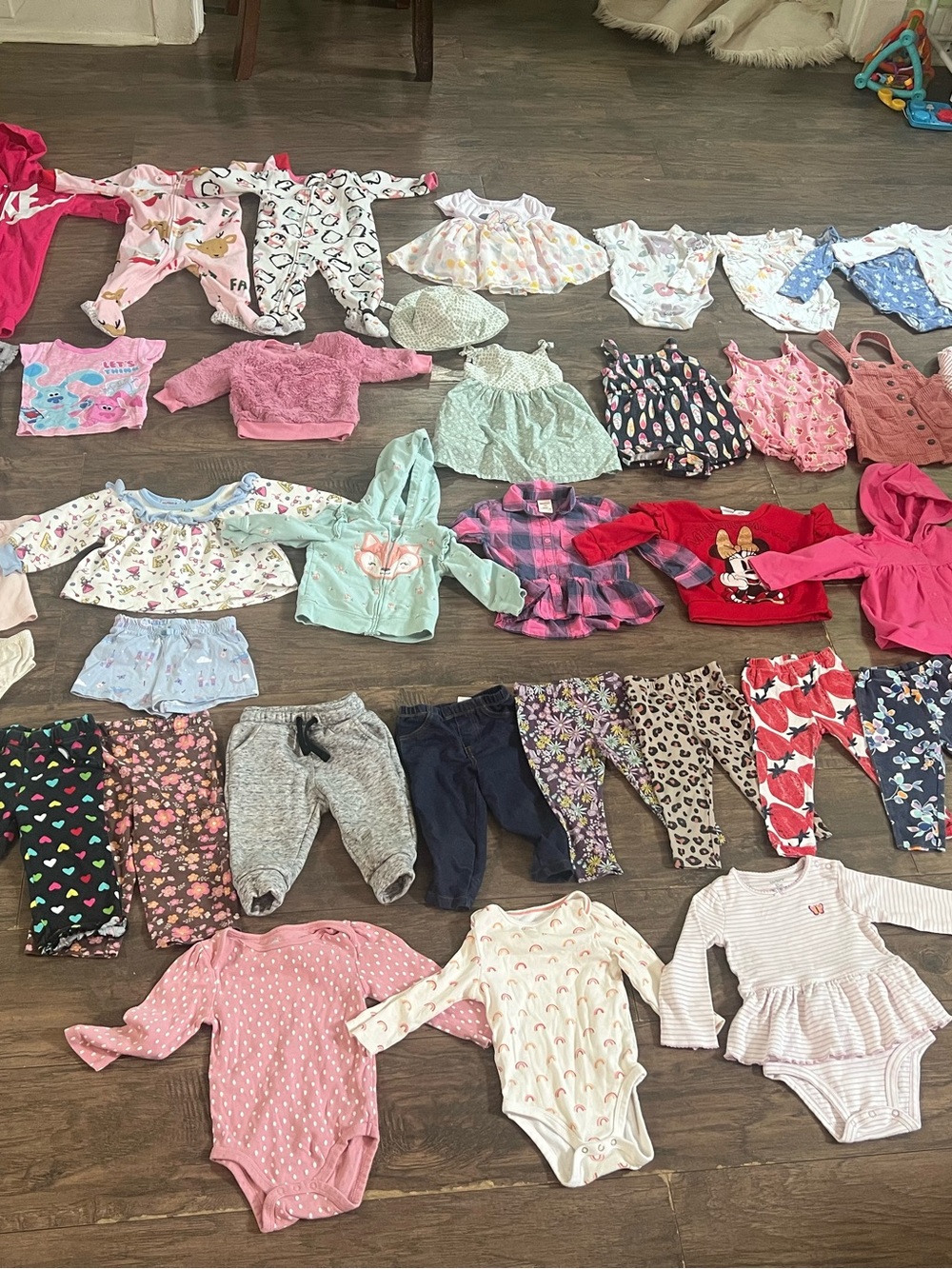 40 piece clothes baby girl 12 months